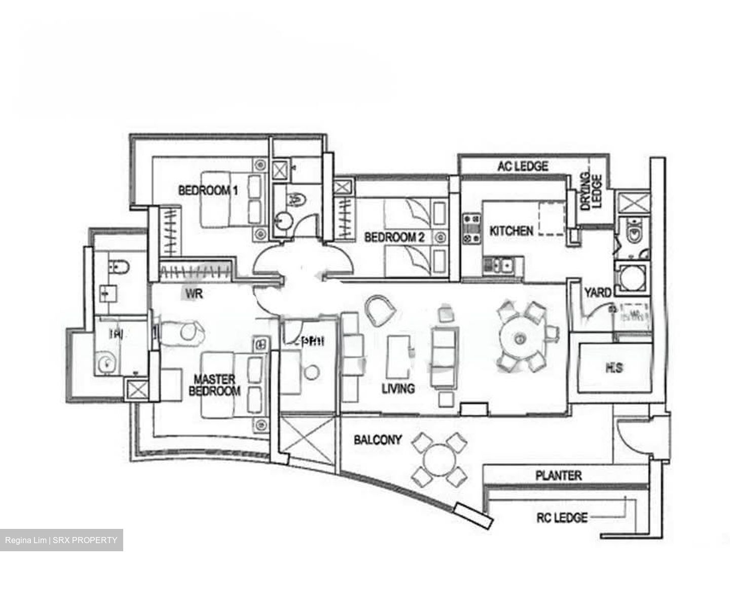 Twin Regency (D3), Condominium #566164821